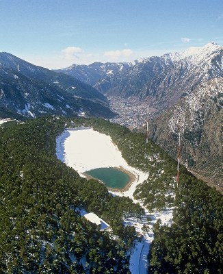 El lago de Engolasters: el más accesible