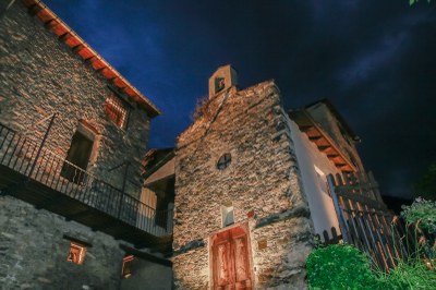 El nou enllumenat posa en valor el patrimoni de Casa Rossell d’Ordino i l’acosta a la ciutadania